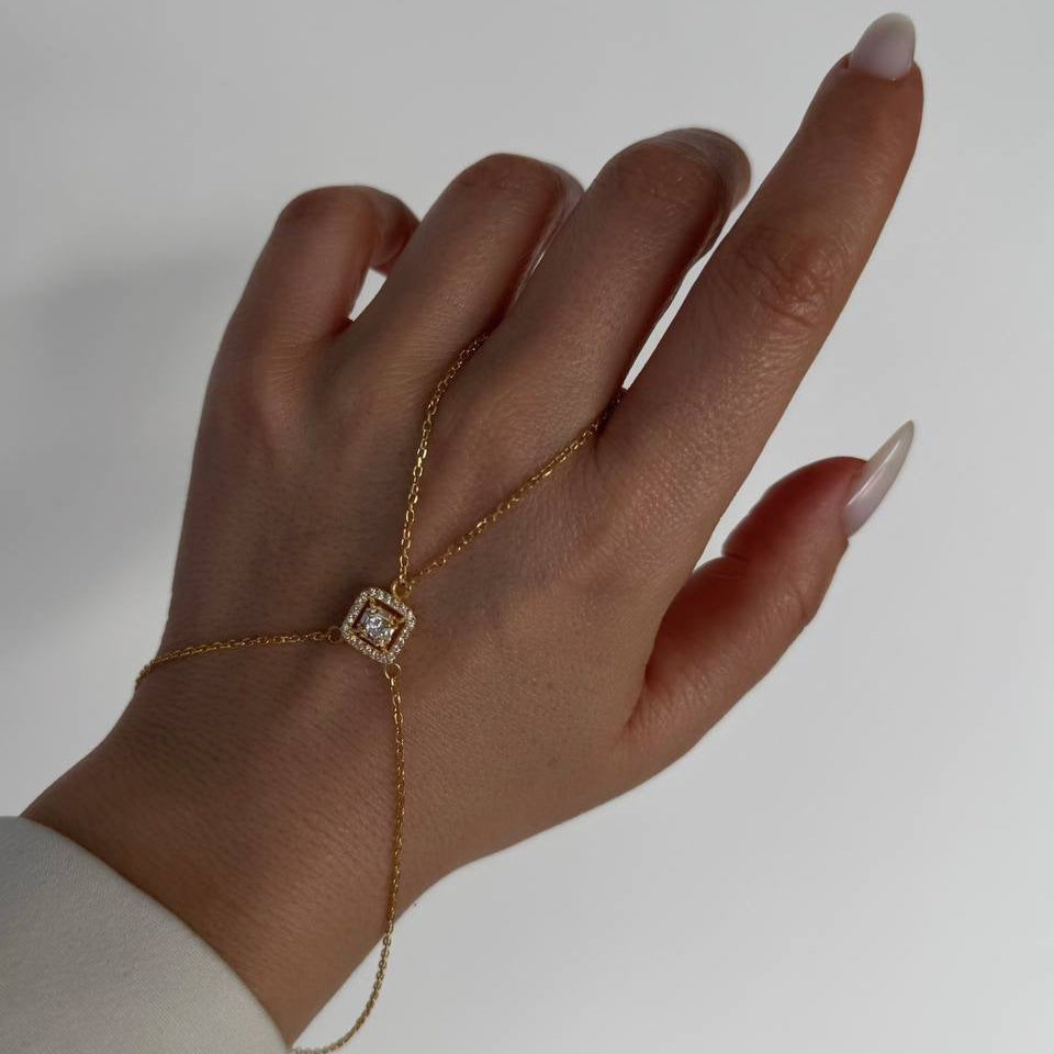 SQUARED BAGET ŞAHMERAN | 925 GÜMÜŞ