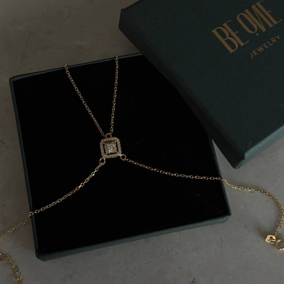 SQUARED BAGET ŞAHMERAN | 925 GÜMÜŞ