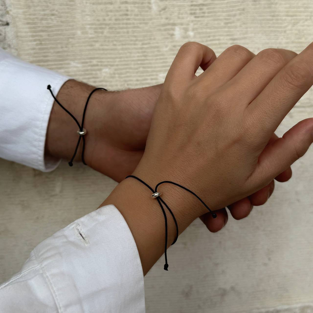 MORS ALFABELİ İPLİ ÇİFT BİLEKLİĞİ | 925 GÜMÜŞ