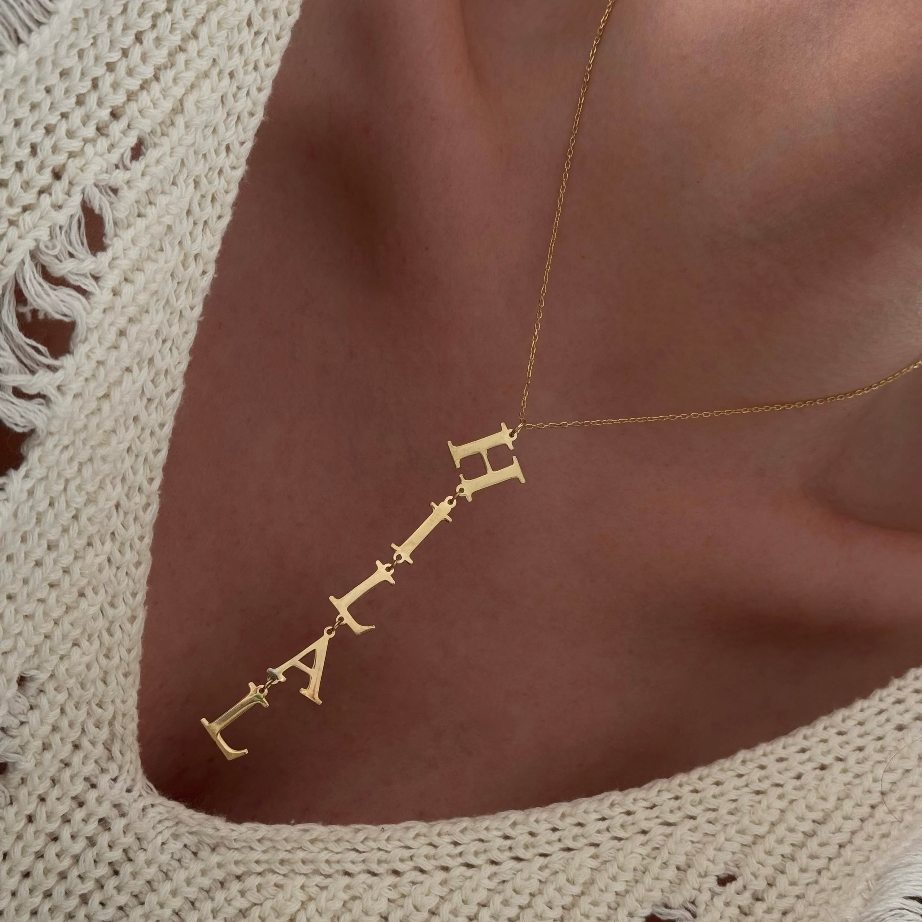 XL Y İSİMLİ KOLYE | 925 GÜMÜŞ