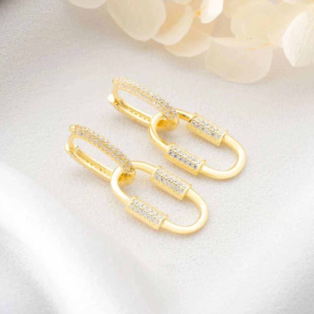 OVAL TAŞLI  KÜPE | 925 GÜMÜŞ