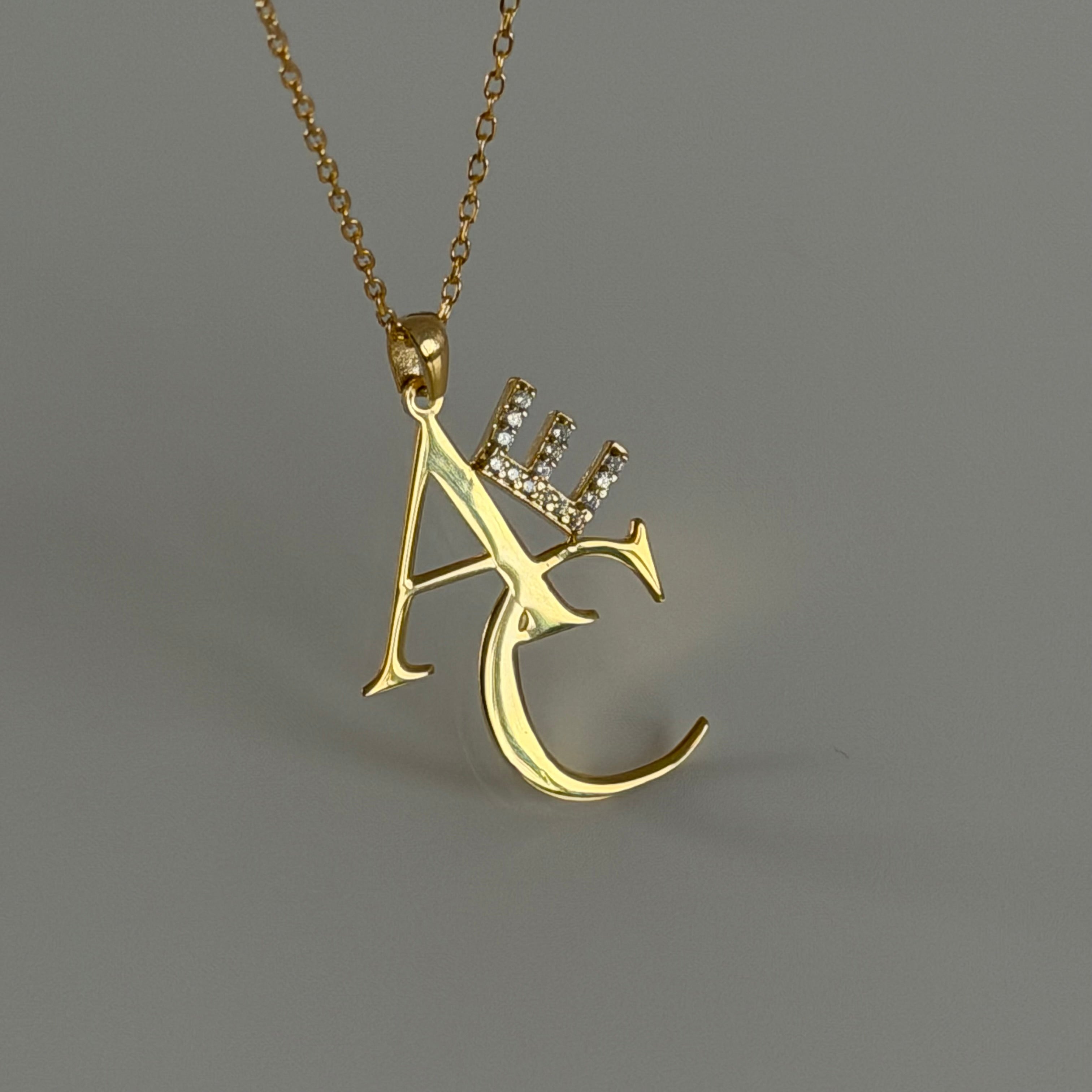 3 HARFLİ KOLYE | 925 GÜMÜŞ