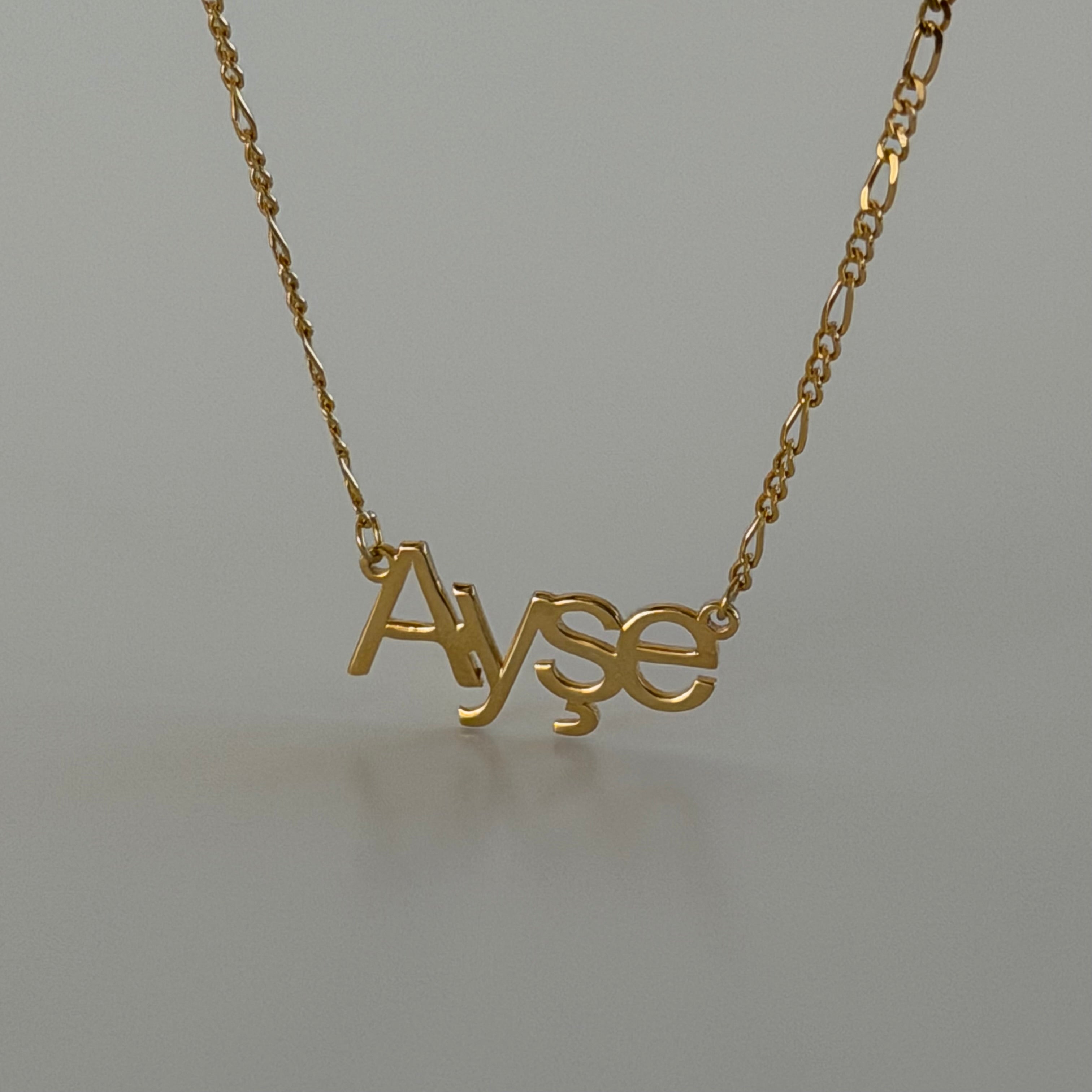 FİGARO MİNİMAL İSİM KOLYE | 925 GÜMÜŞ