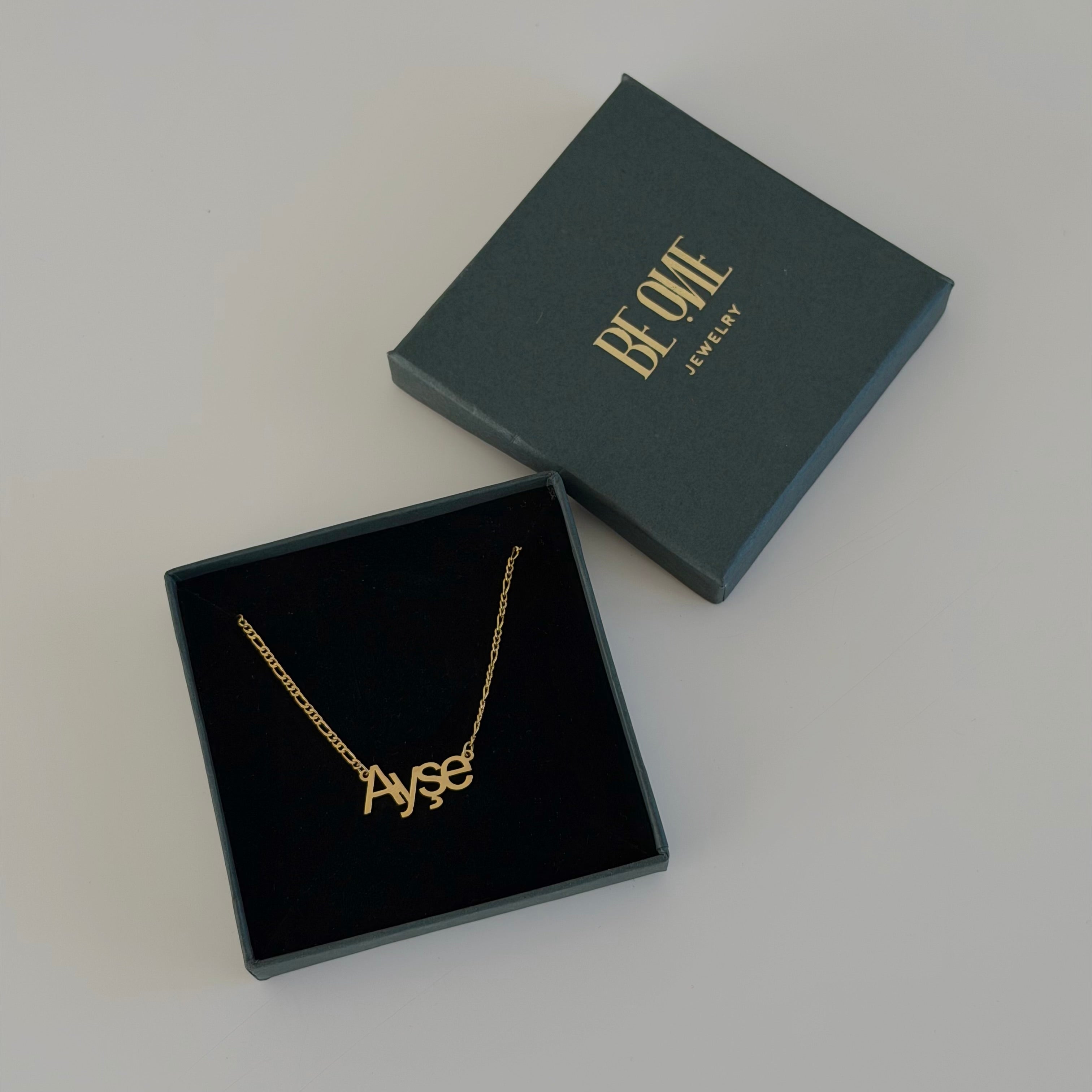 FİGARO MİNİMAL İSİM KOLYE | 925 GÜMÜŞ