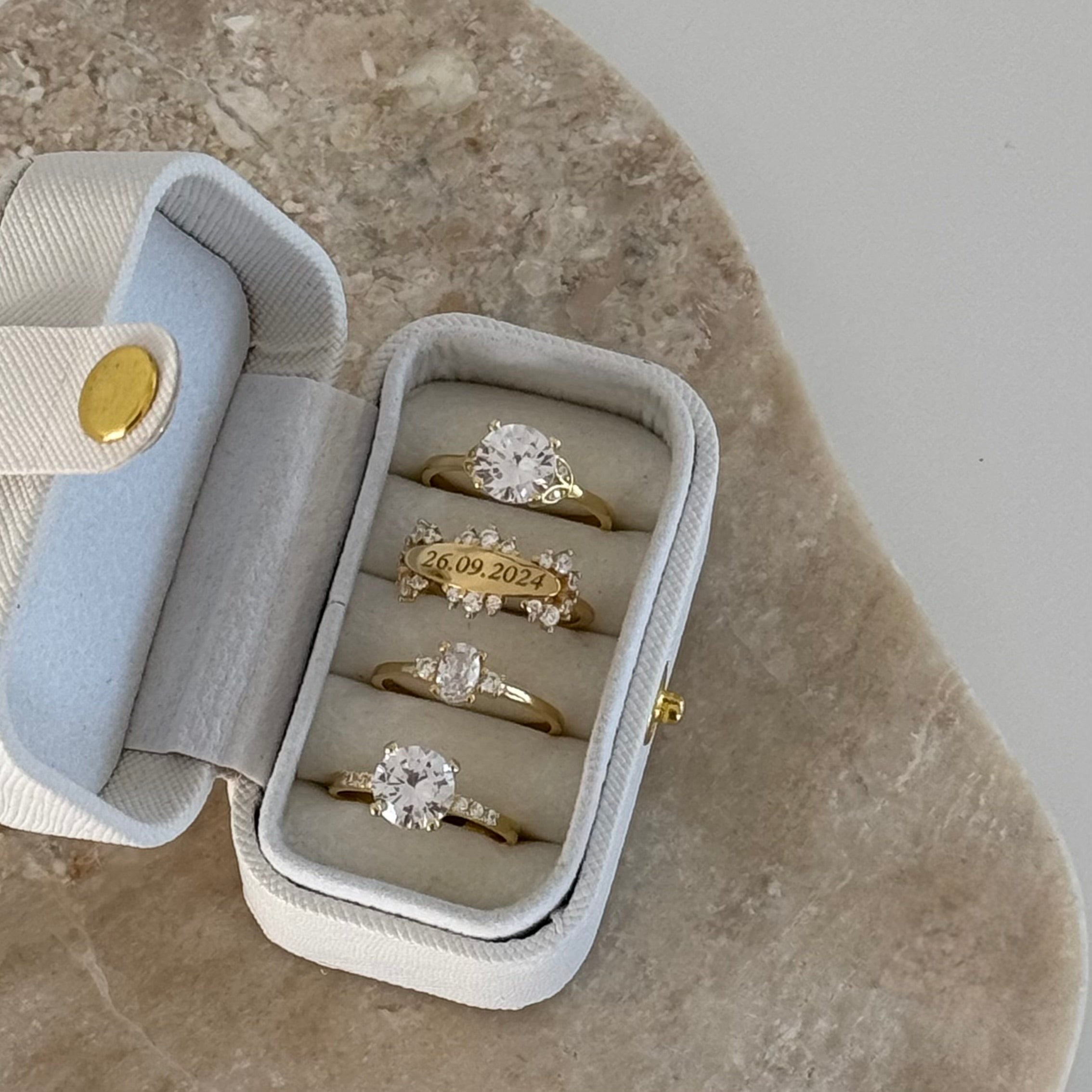 SAVE THE DATE YÜZÜK | 925 GÜMÜŞ