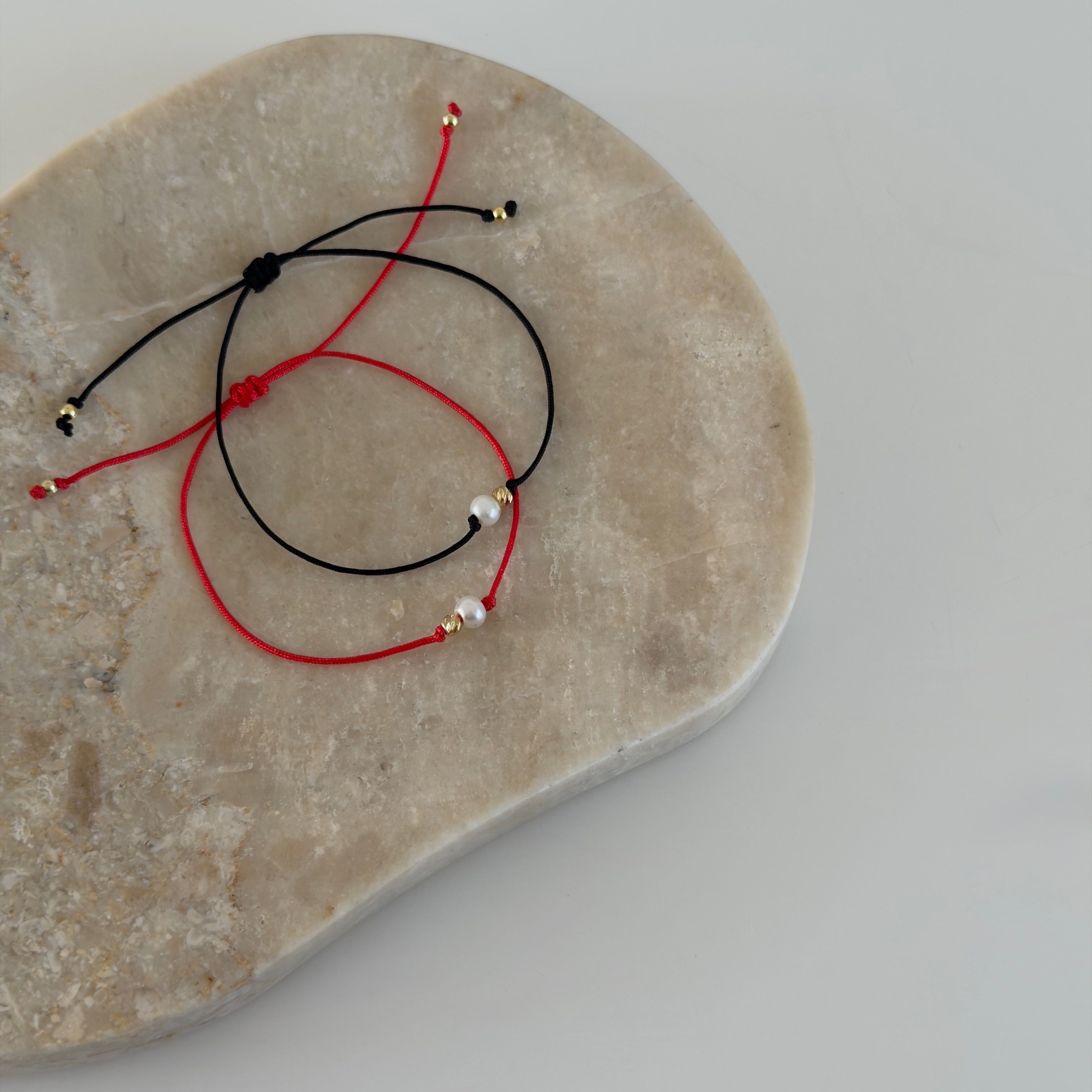 İNCİLİ ŞANS BİLEKLİK | 925 GÜMÜŞ