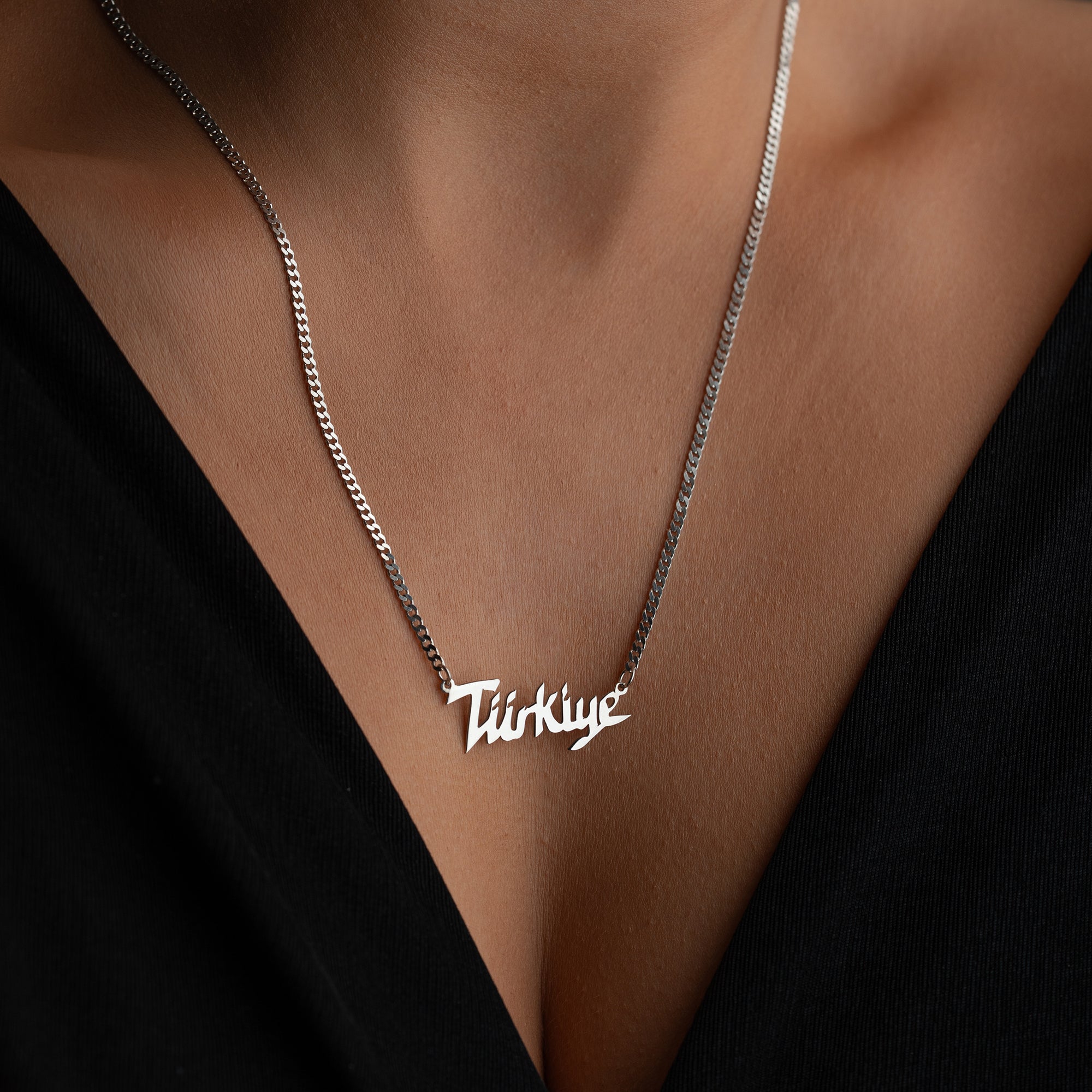 TÜRKİYE GURMET KOLYE | 925 GÜMÜŞ