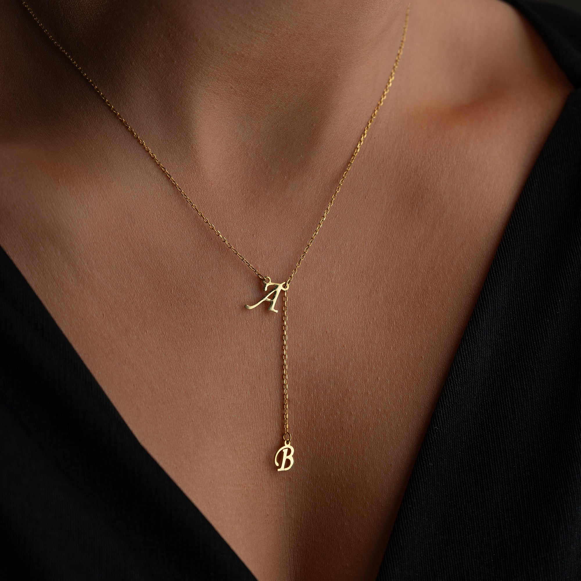 HARF SALLANTILI HARF KOLYE | 925 GÜMÜŞ