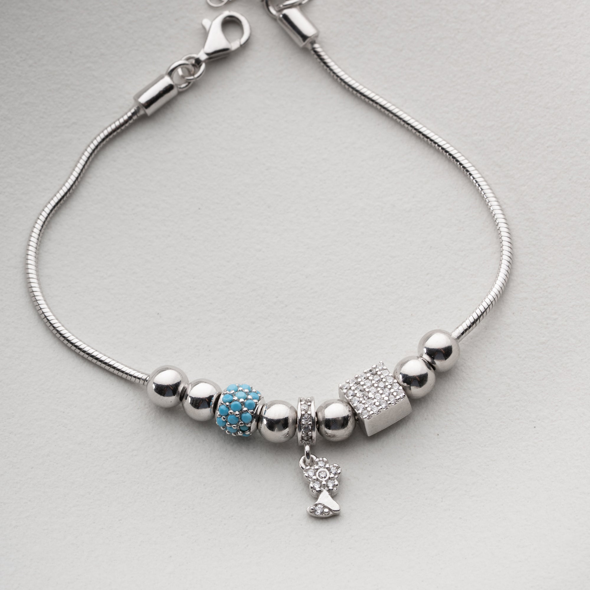 FLORA CHARM DORİKA BİLEKLİK | 925 GÜMÜŞ