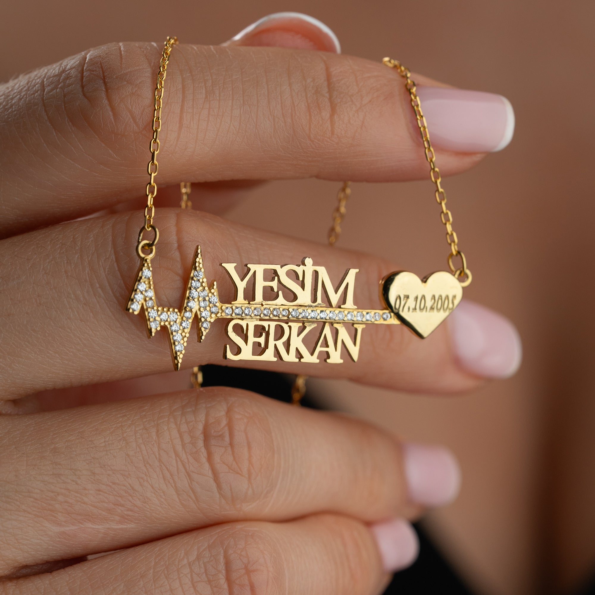 RİTİM İSİM KOLYE | 925 GÜMÜŞ