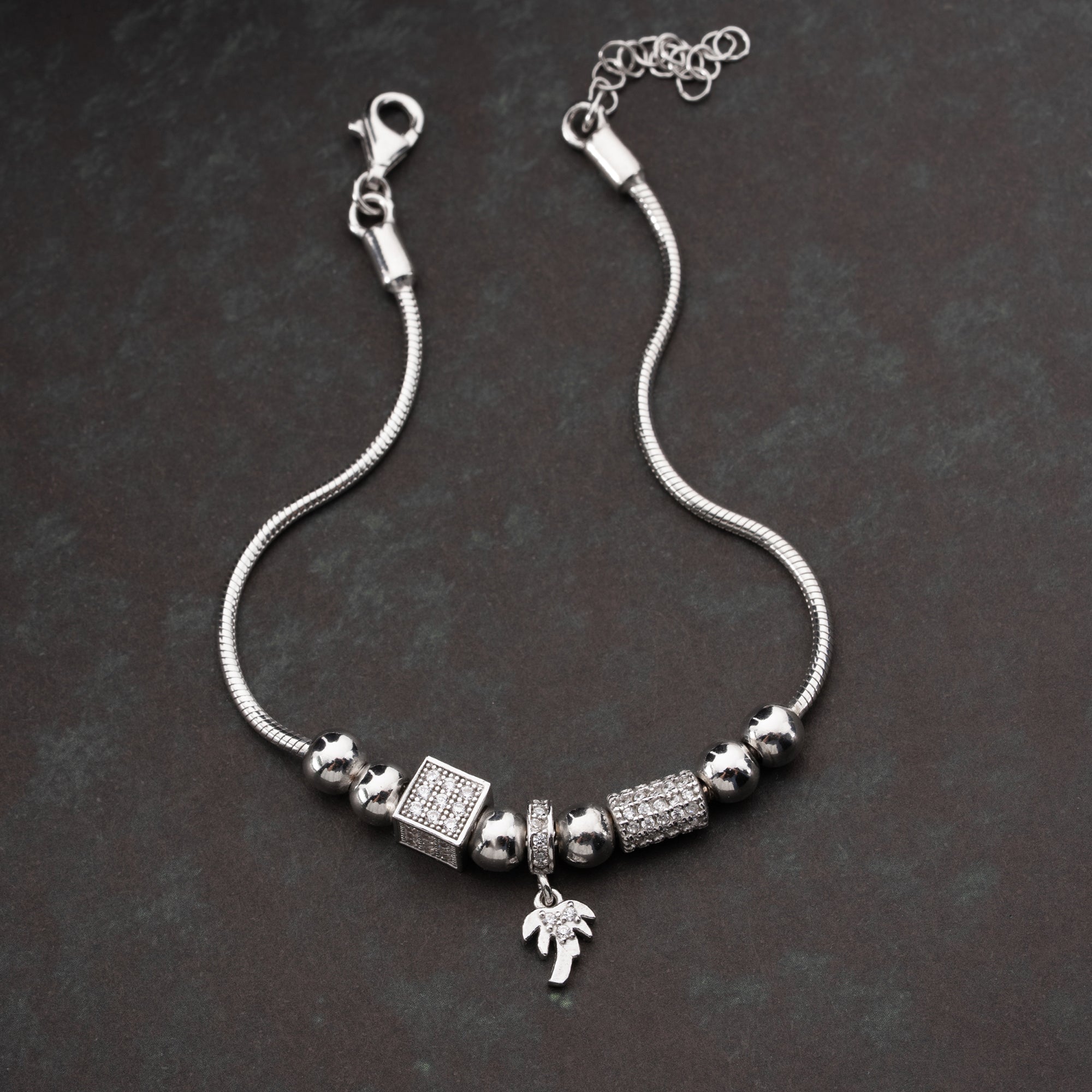 PALMİYE CHARM DORİKA BİLEKLİK | 925 GÜMÜŞ
