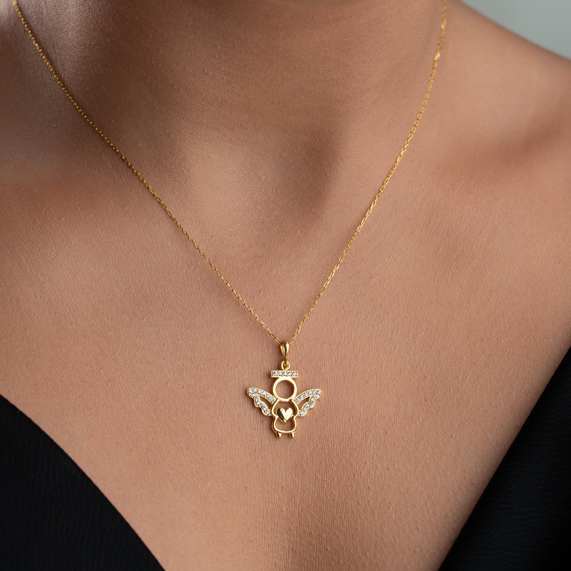 ANGEL HEART KOLYE | 925 GÜMÜŞ
