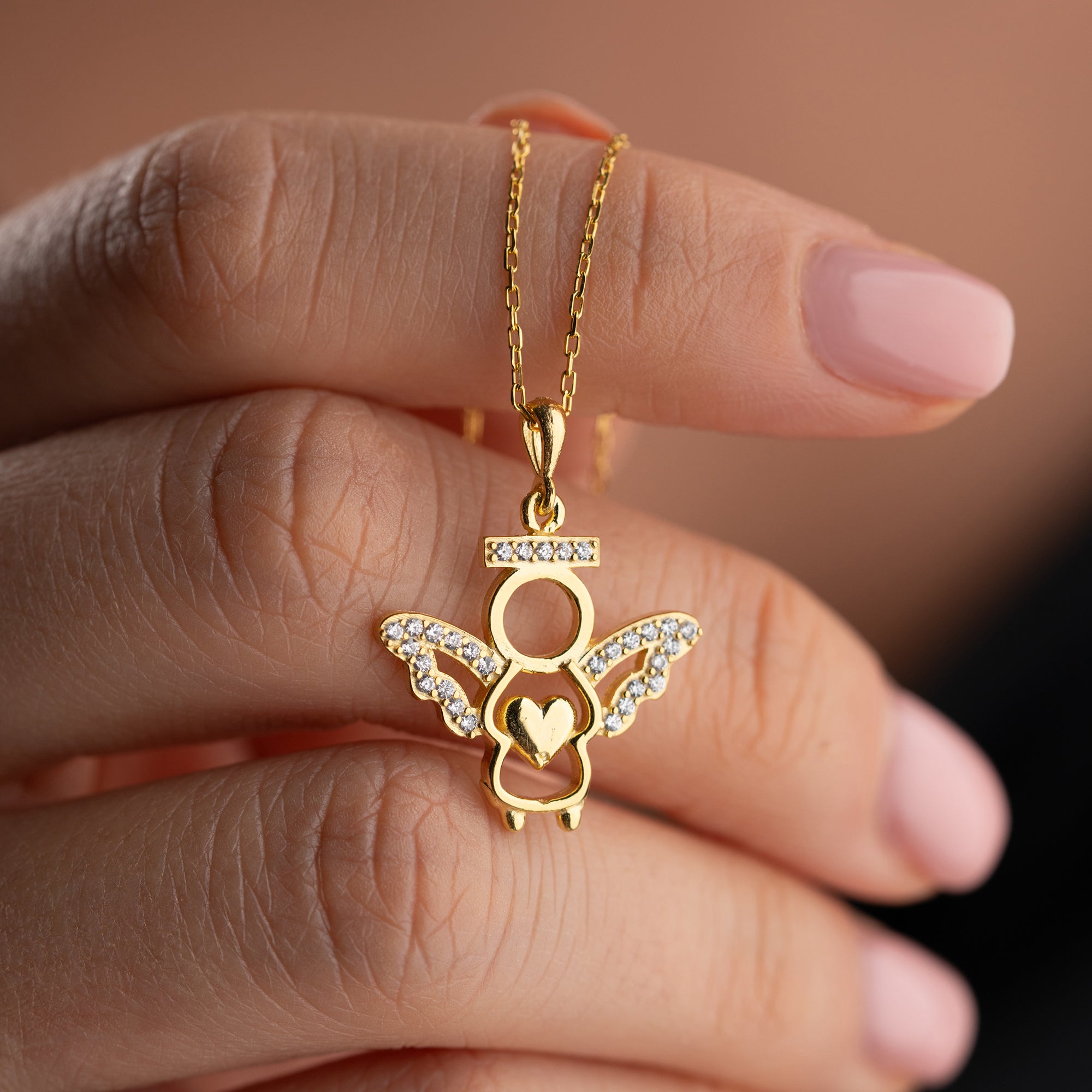 ANGEL HEART KOLYE | 925 GÜMÜŞ