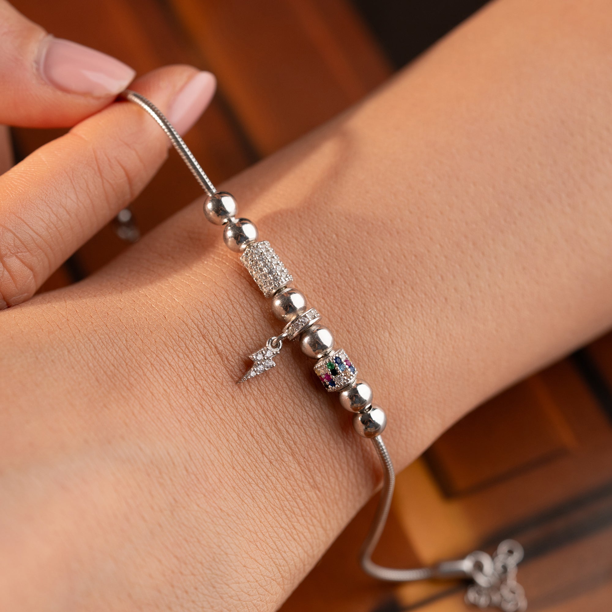 ŞİMŞEK CHARM DORİKA BİLEKLİK | 925 GÜMÜŞ
