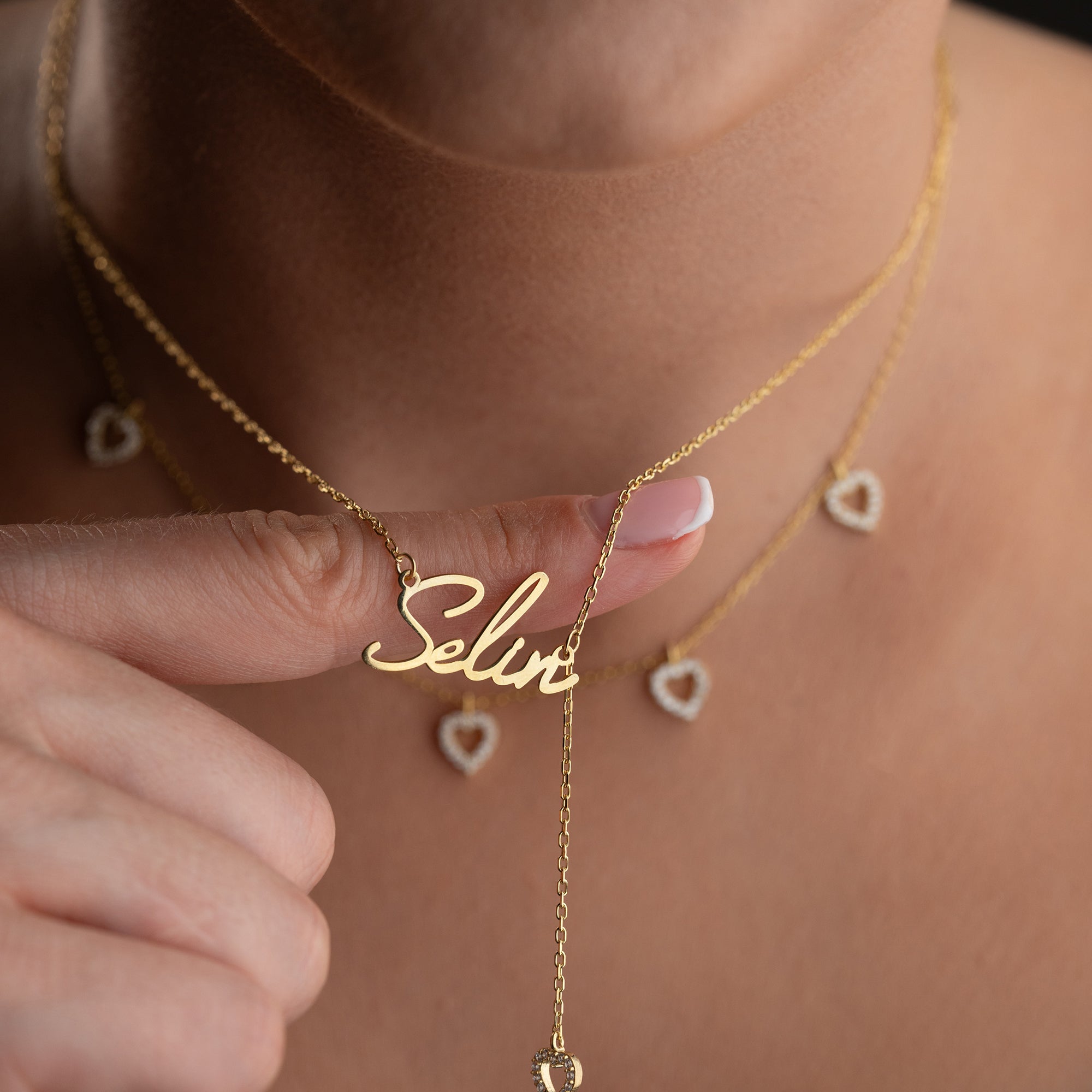 HEART GLOW SET KOLYE | 925 GÜMÜŞ