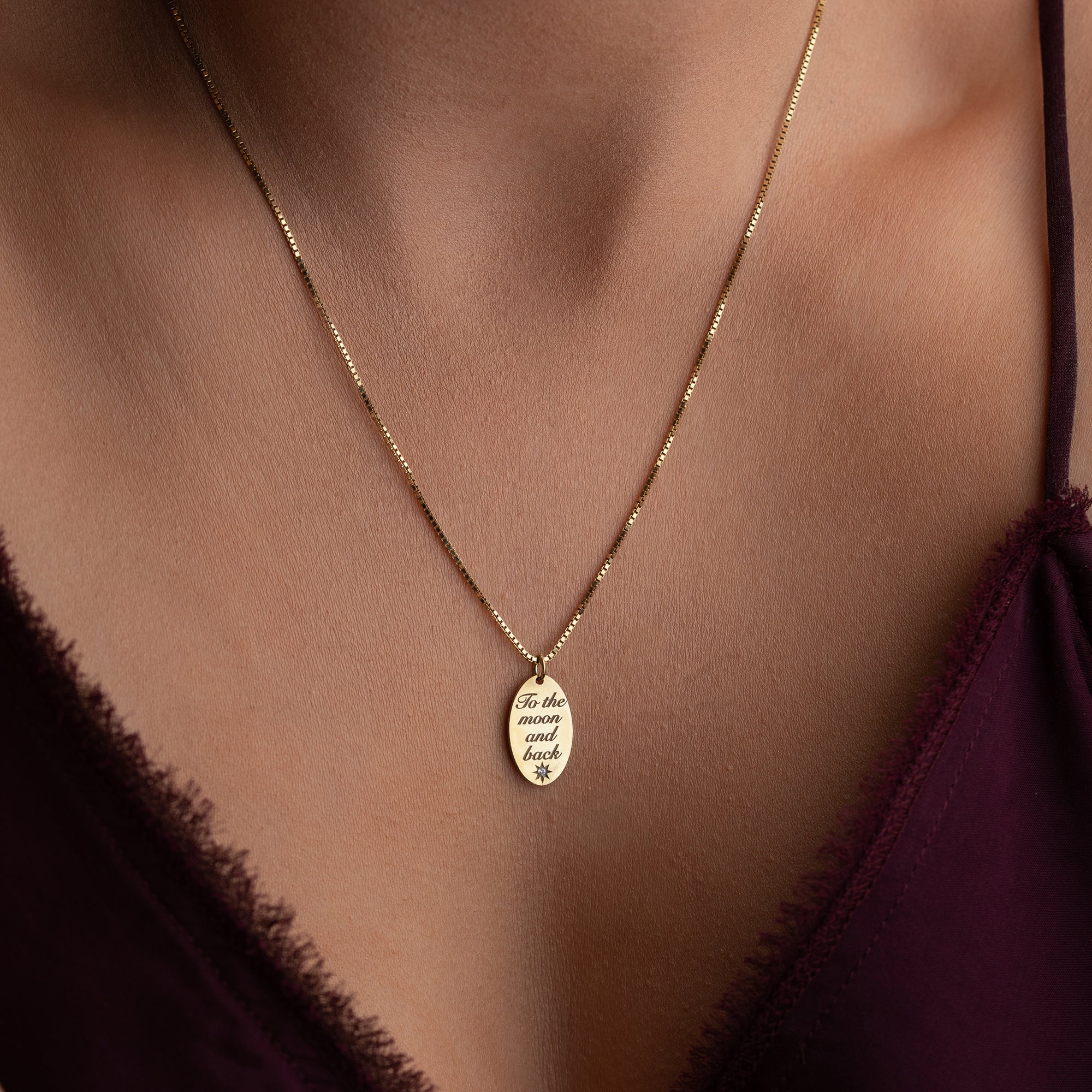 OVAL PLAKA KOLYE | 925 GÜMÜŞ