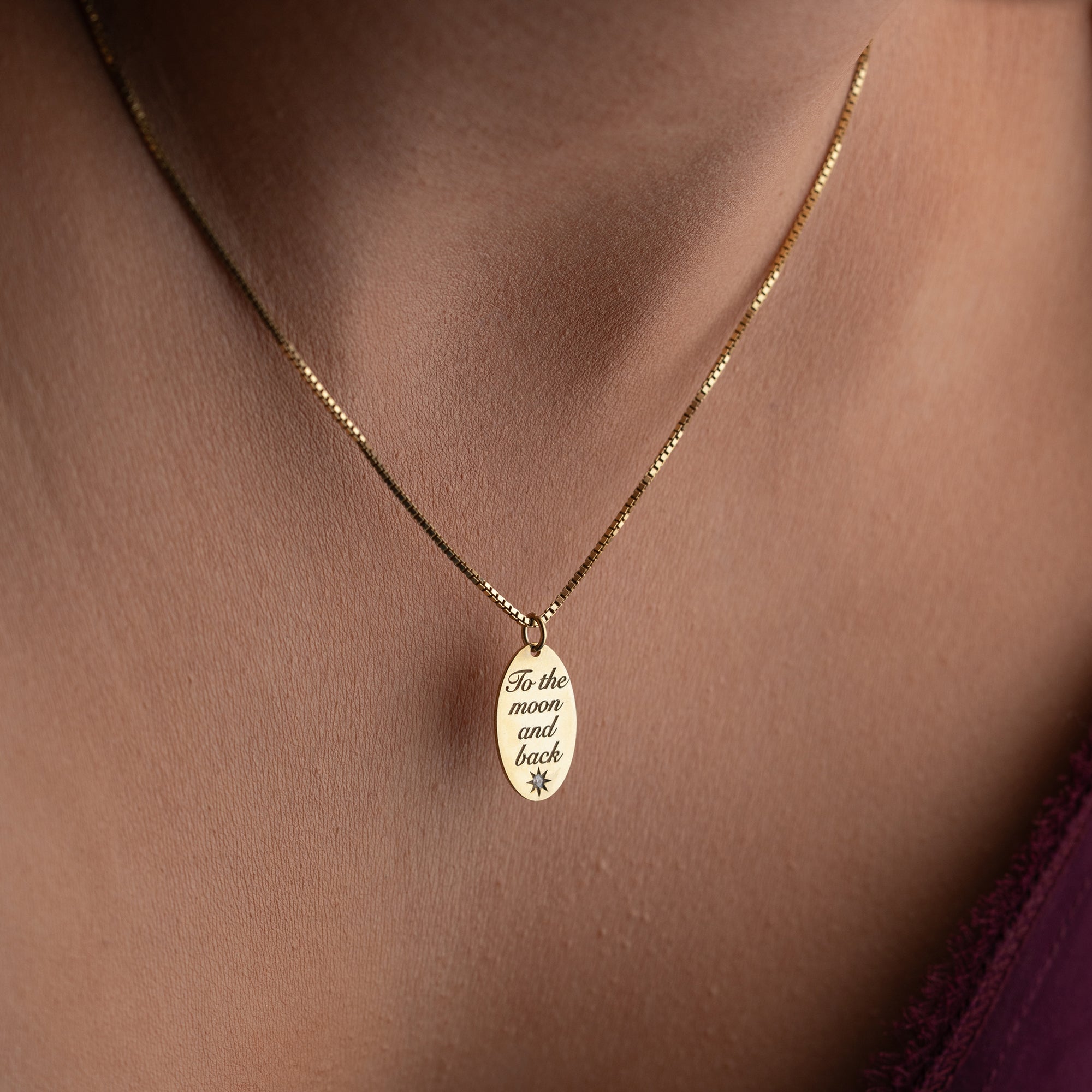 OVAL PLAKA KOLYE | 925 GÜMÜŞ