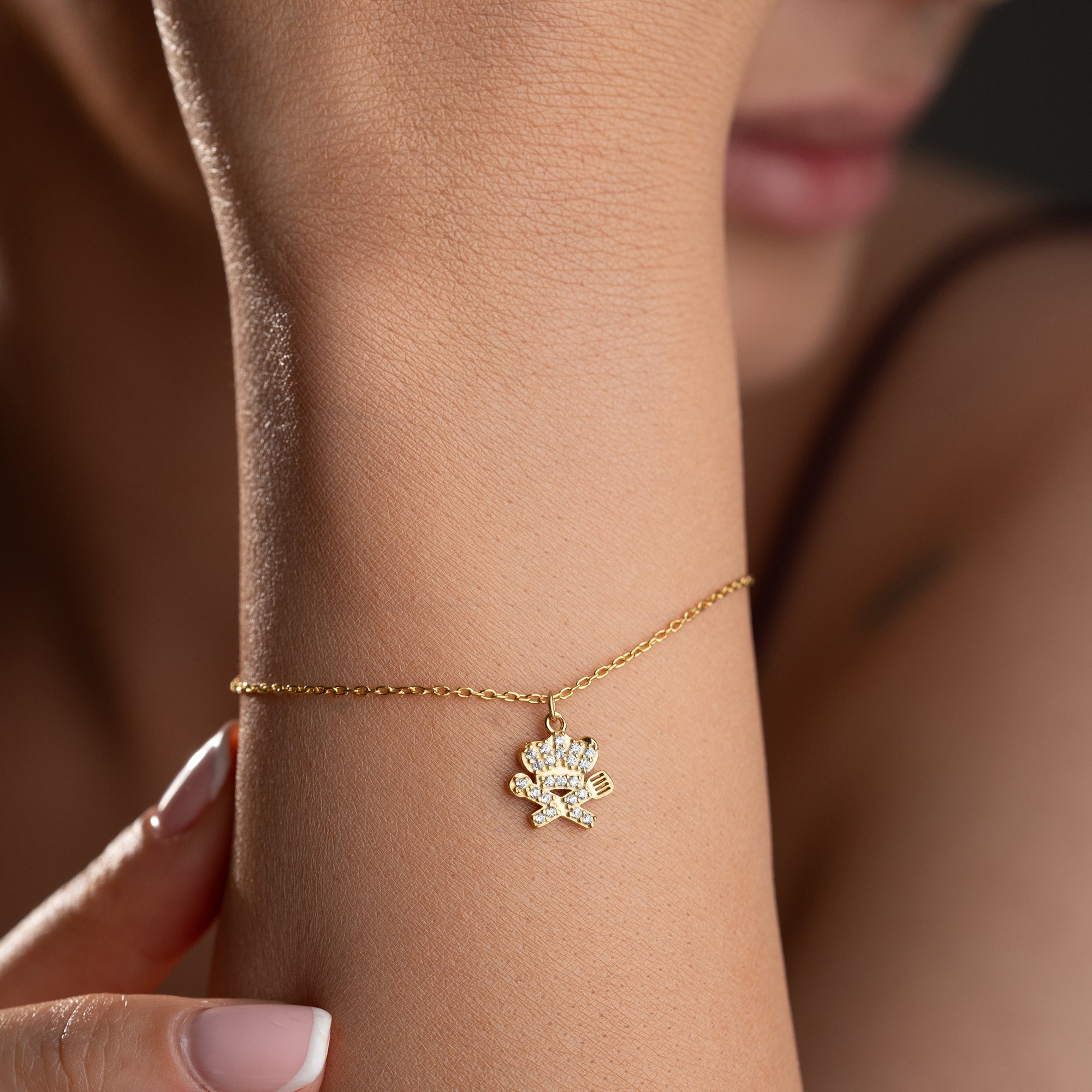 AŞÇI MESLEK CHARM BİLEKLİK | 925 GÜMÜŞ