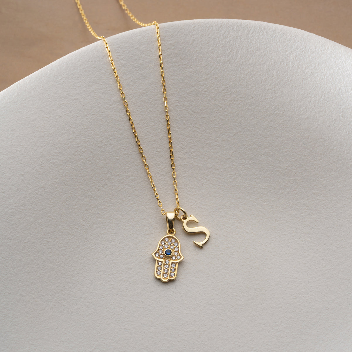 HAMSA & HARF KOLYE | 925 GÜMÜŞ