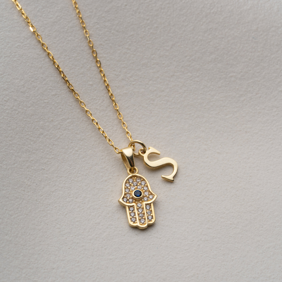 HAMSA & HARF KOLYE | 925 GÜMÜŞ