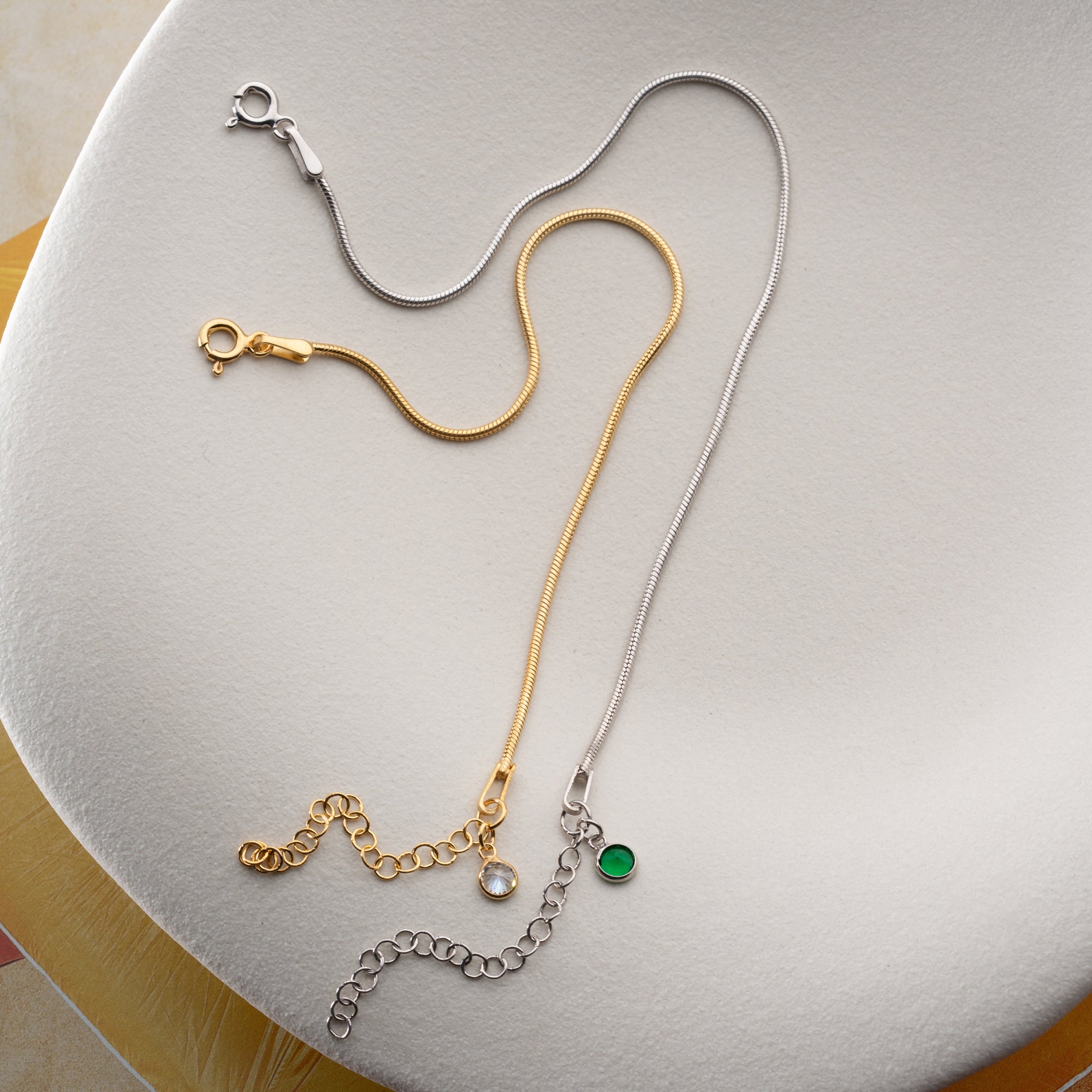 DOĞUM AYI TAŞLI ÇİFT BİLEKLİĞİ | 925 GÜMÜŞ