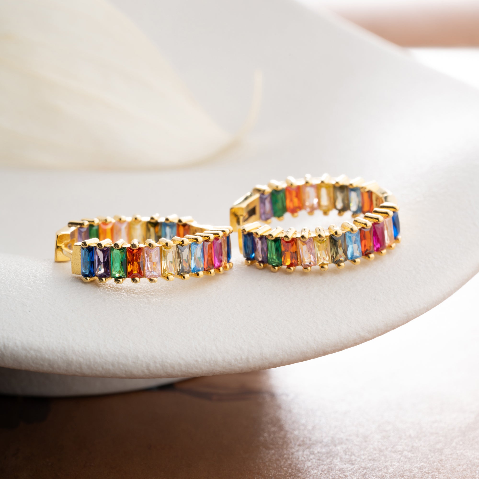 BAGUETTE COLORFULL KÜPE | 925 GÜMÜŞ