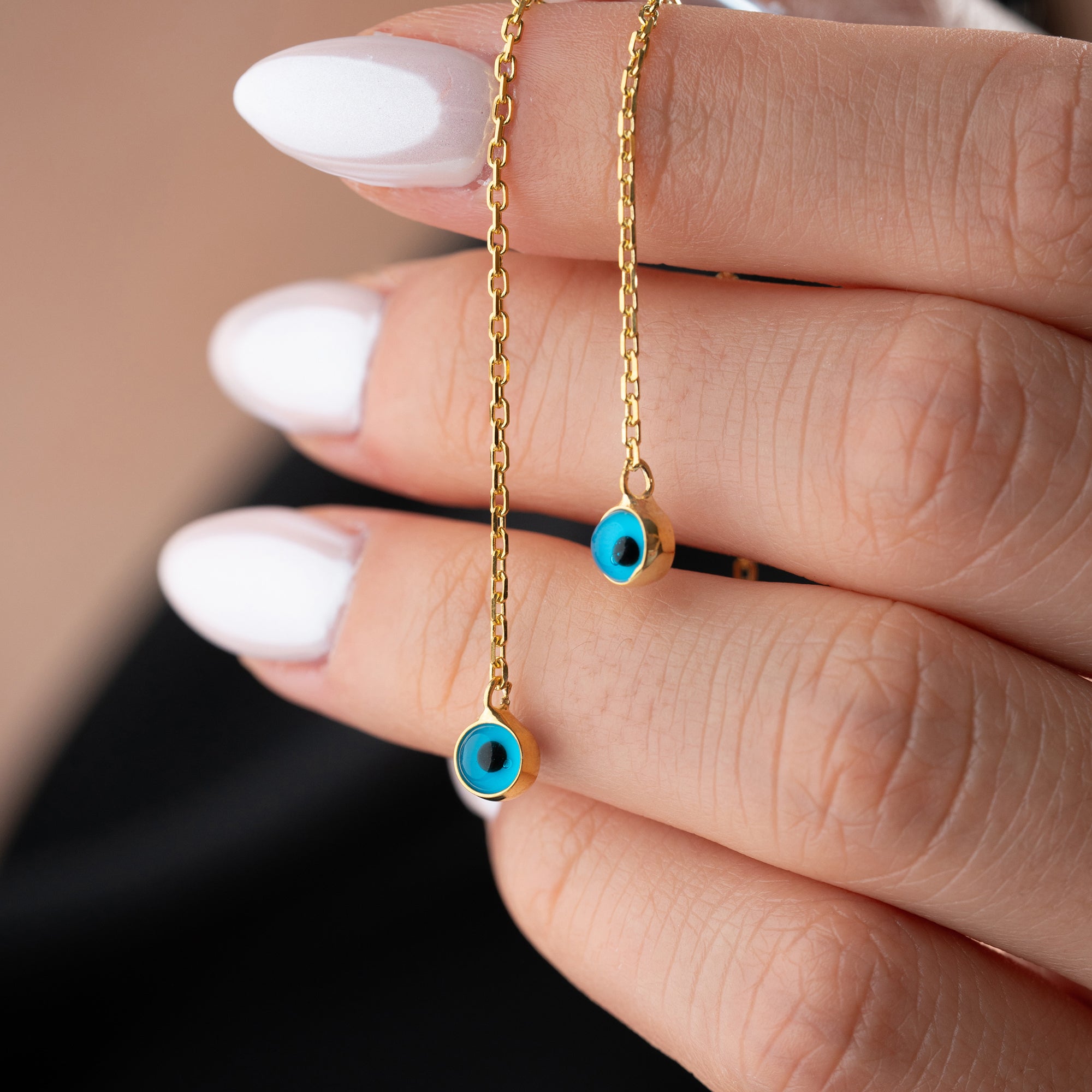 SALLANTILI NAZAR KÜPE | 925 GÜMÜŞ