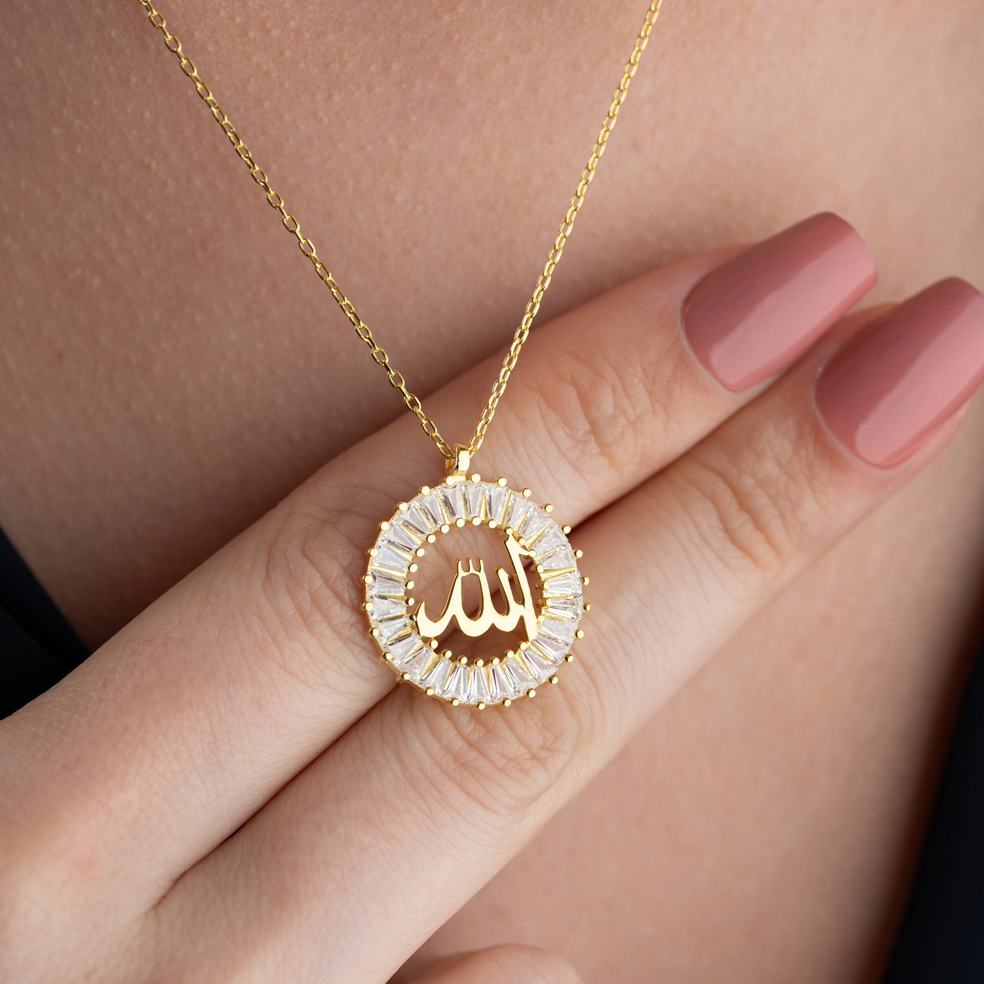 ALLAH TAŞLI KOLYE | 925 GÜMÜŞ