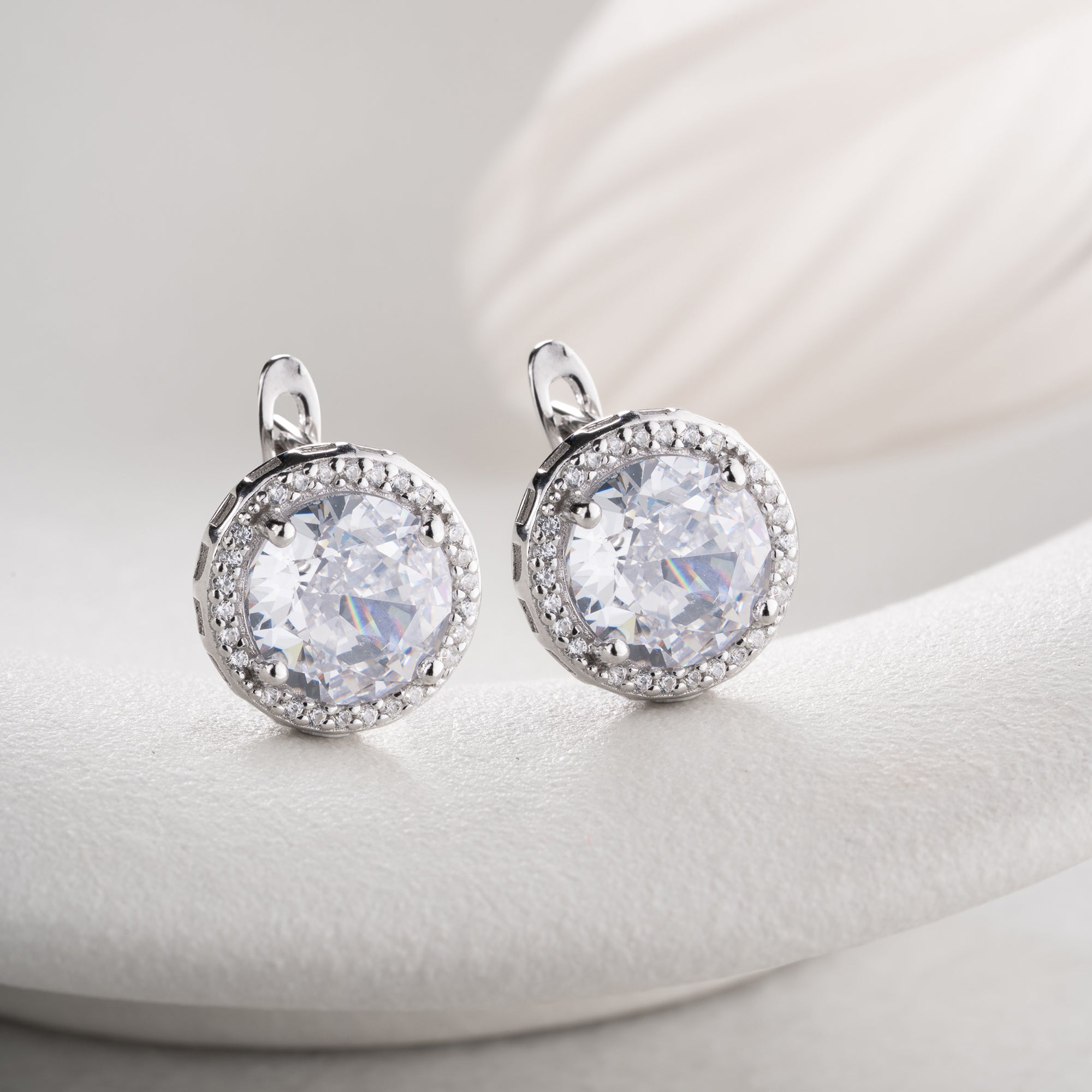 DİAMOND LUXE KÜPE | 925 GÜMÜŞ