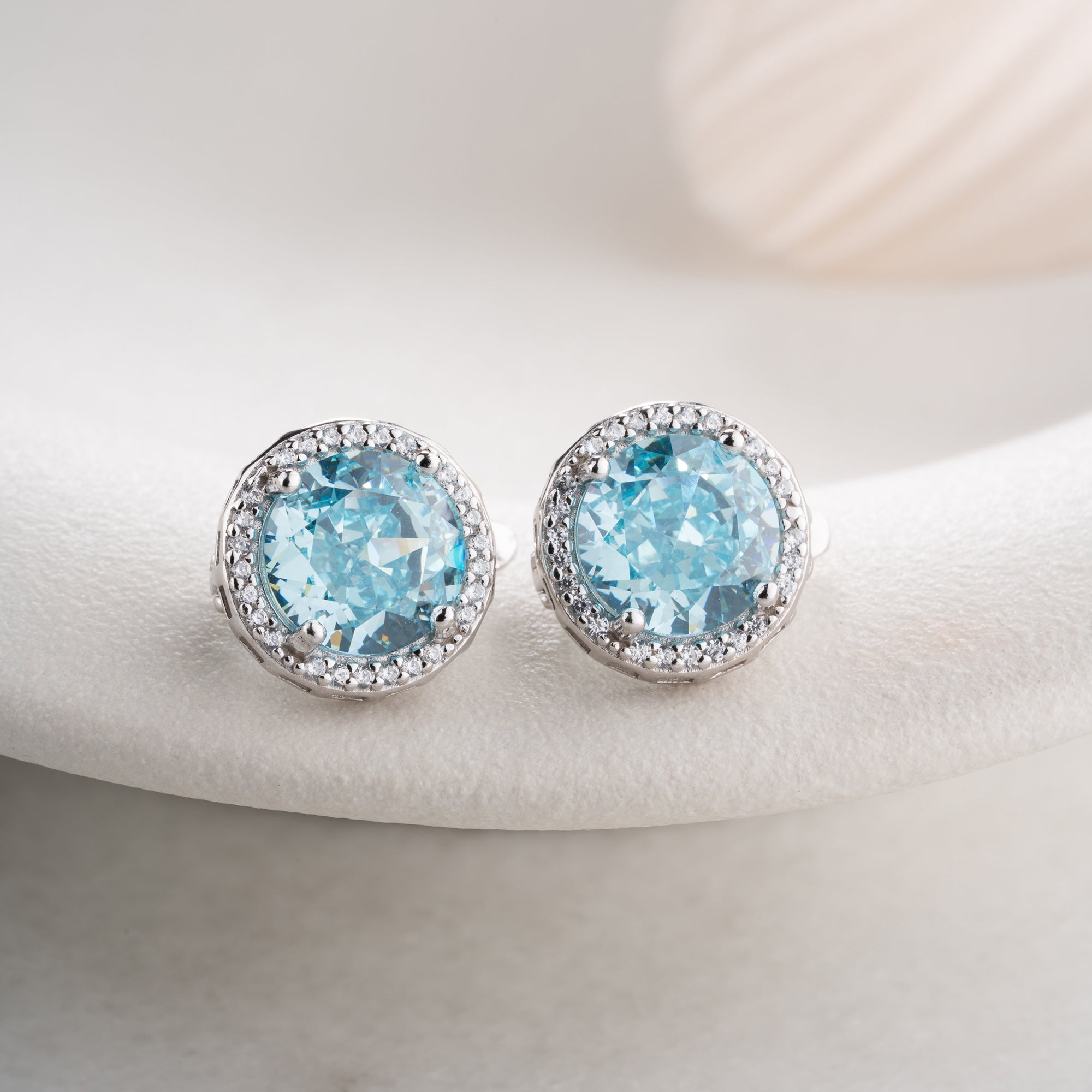 DİAMOND AQUA KÜPE | 925 GÜMÜŞ