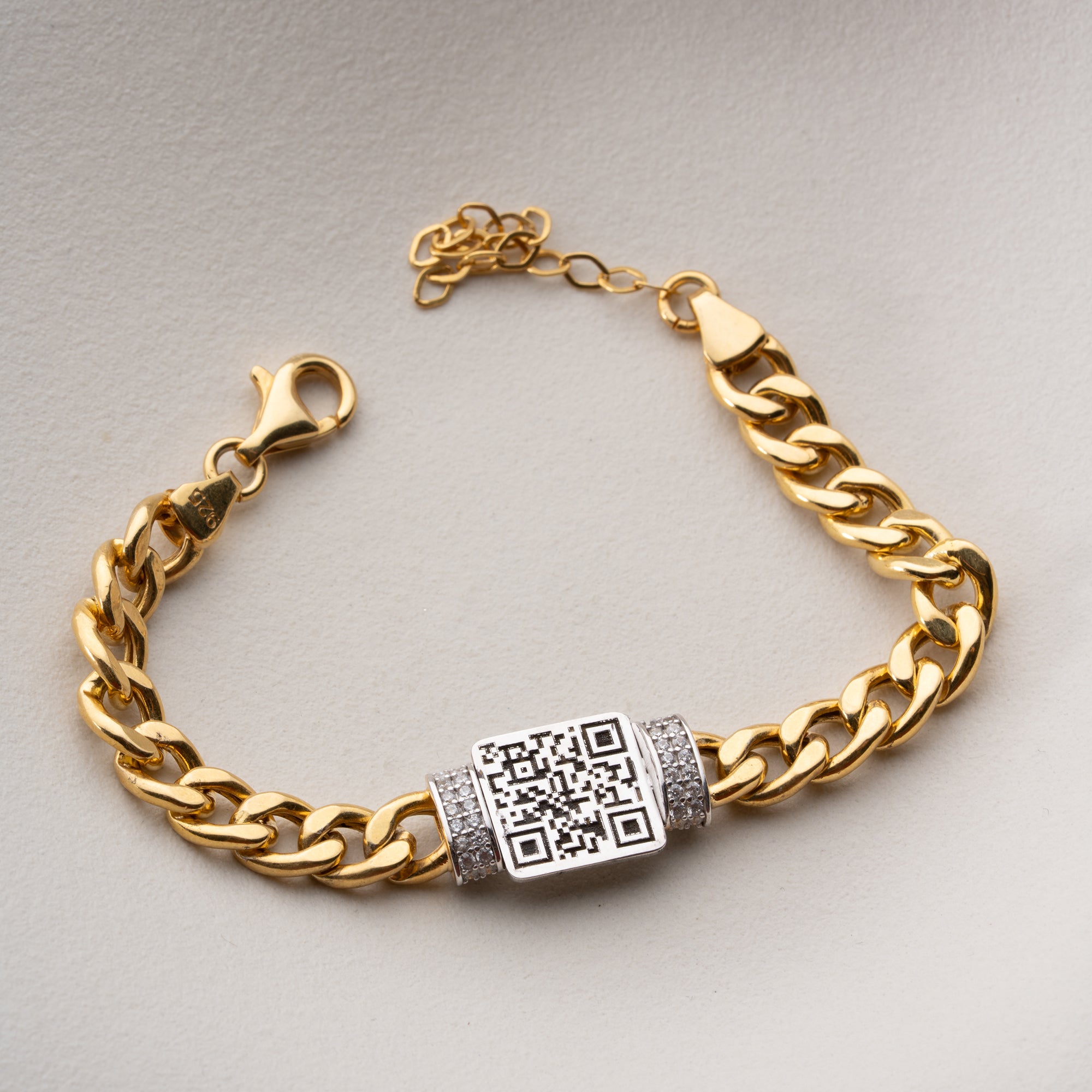 QR GURMET BİLEKLİK | 925 GÜMÜŞ