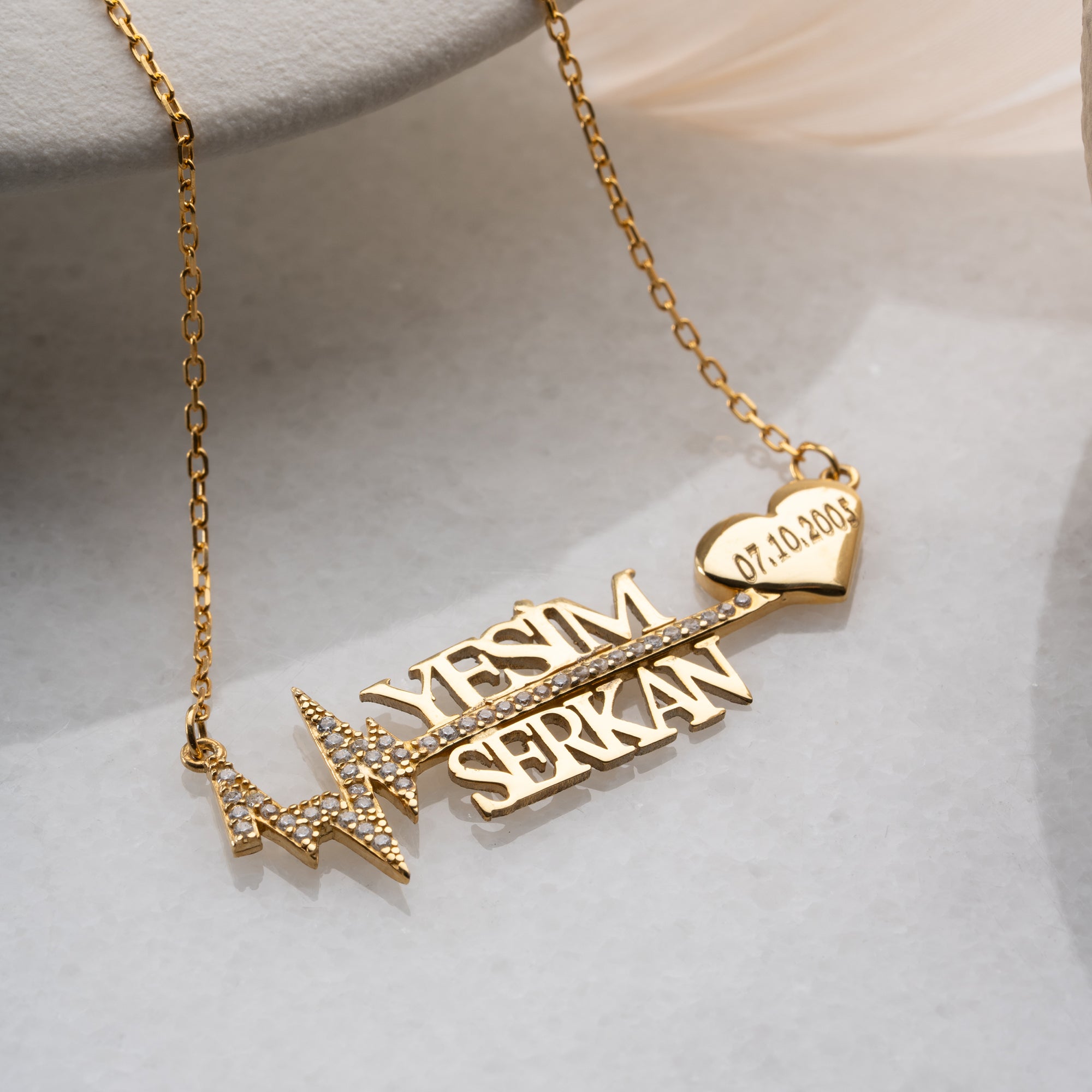 RİTİM İSİM KOLYE | 925 GÜMÜŞ