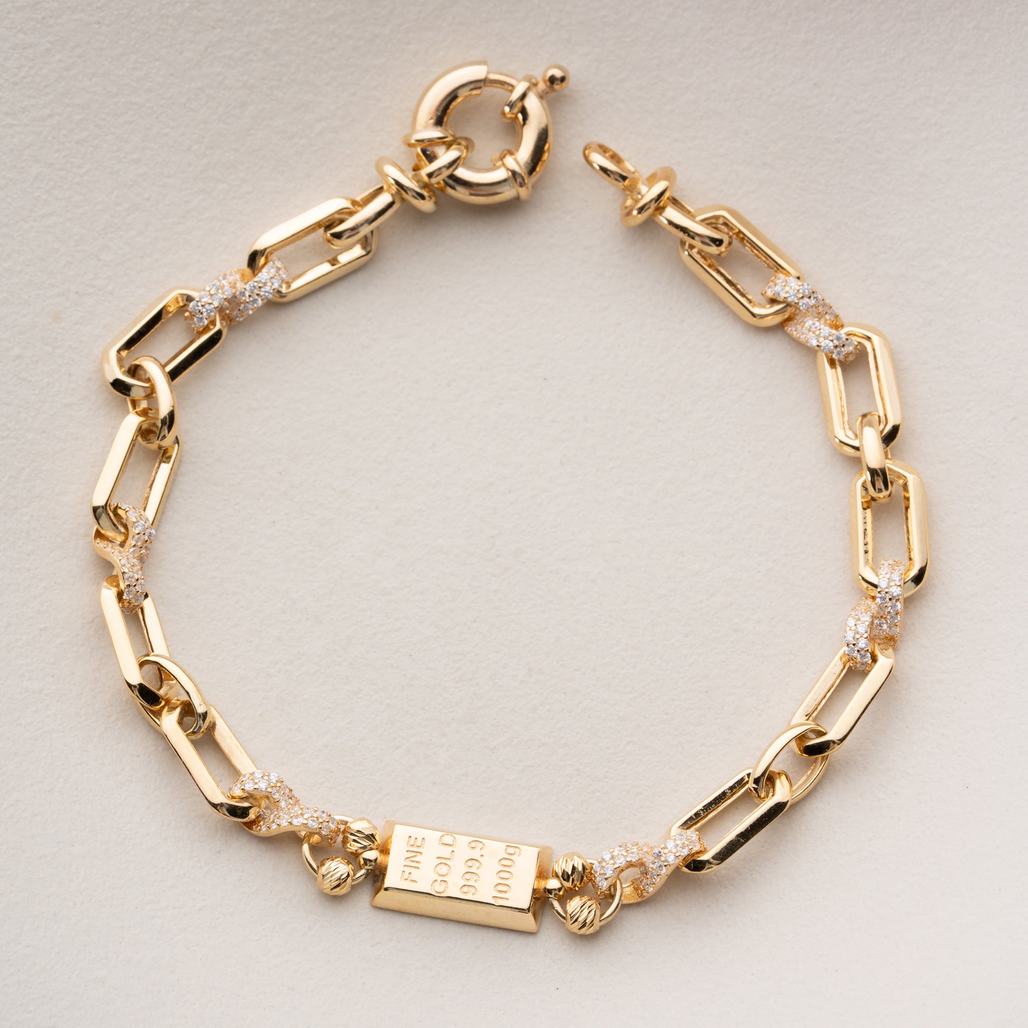 GOLD BAR BİLEKLİK | 925 GÜMÜŞ