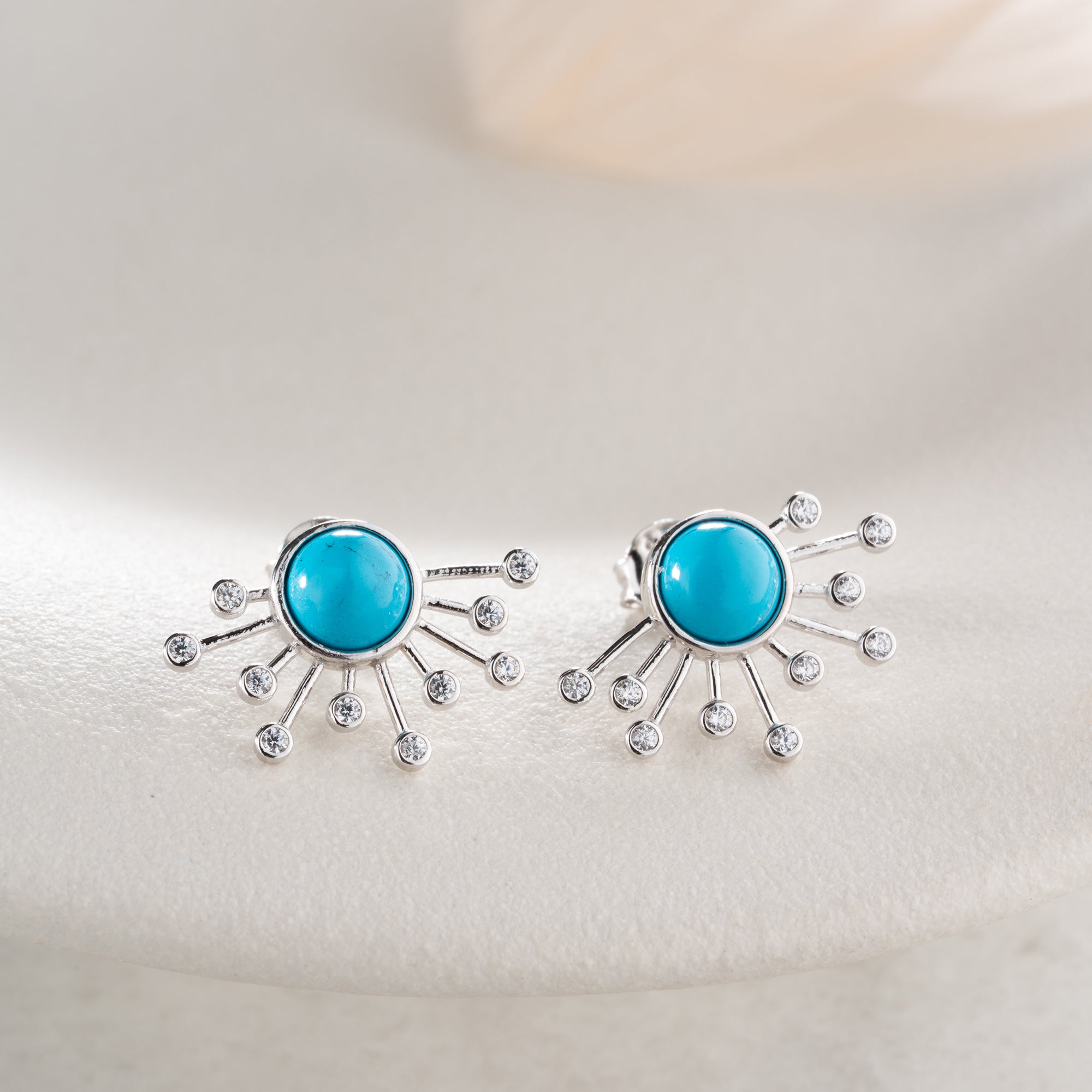 TURKUAZ AURA KÜPE | 925 GÜMÜŞ