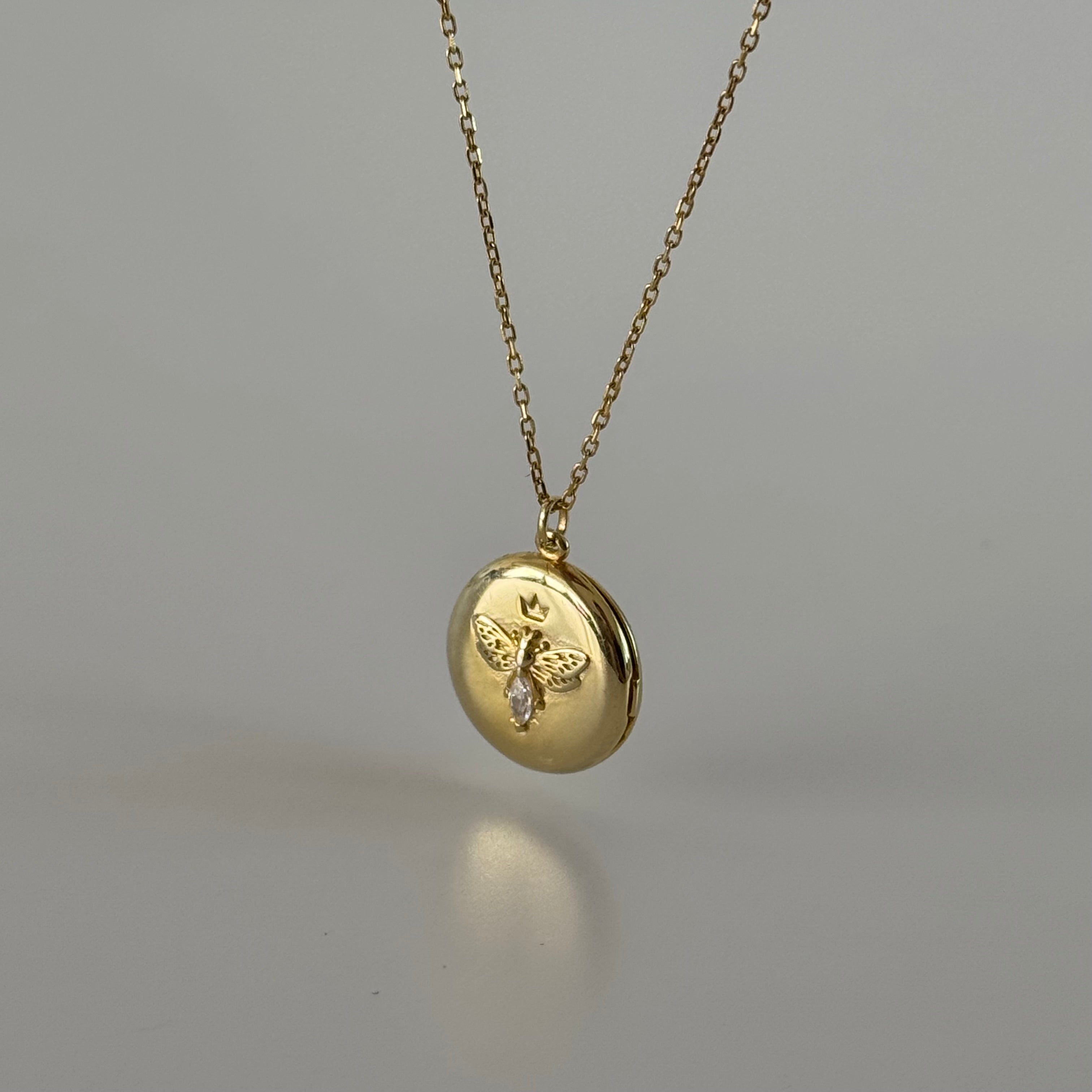 KRALİÇE ARI KOLYE | 925 GÜMÜŞ