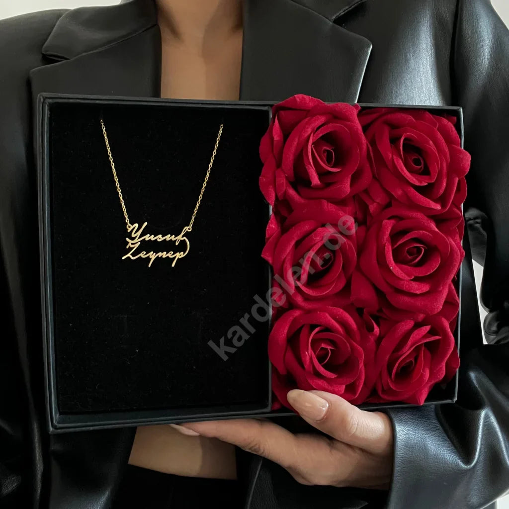 Foreverkette mit Rosenbox (7032490590253)