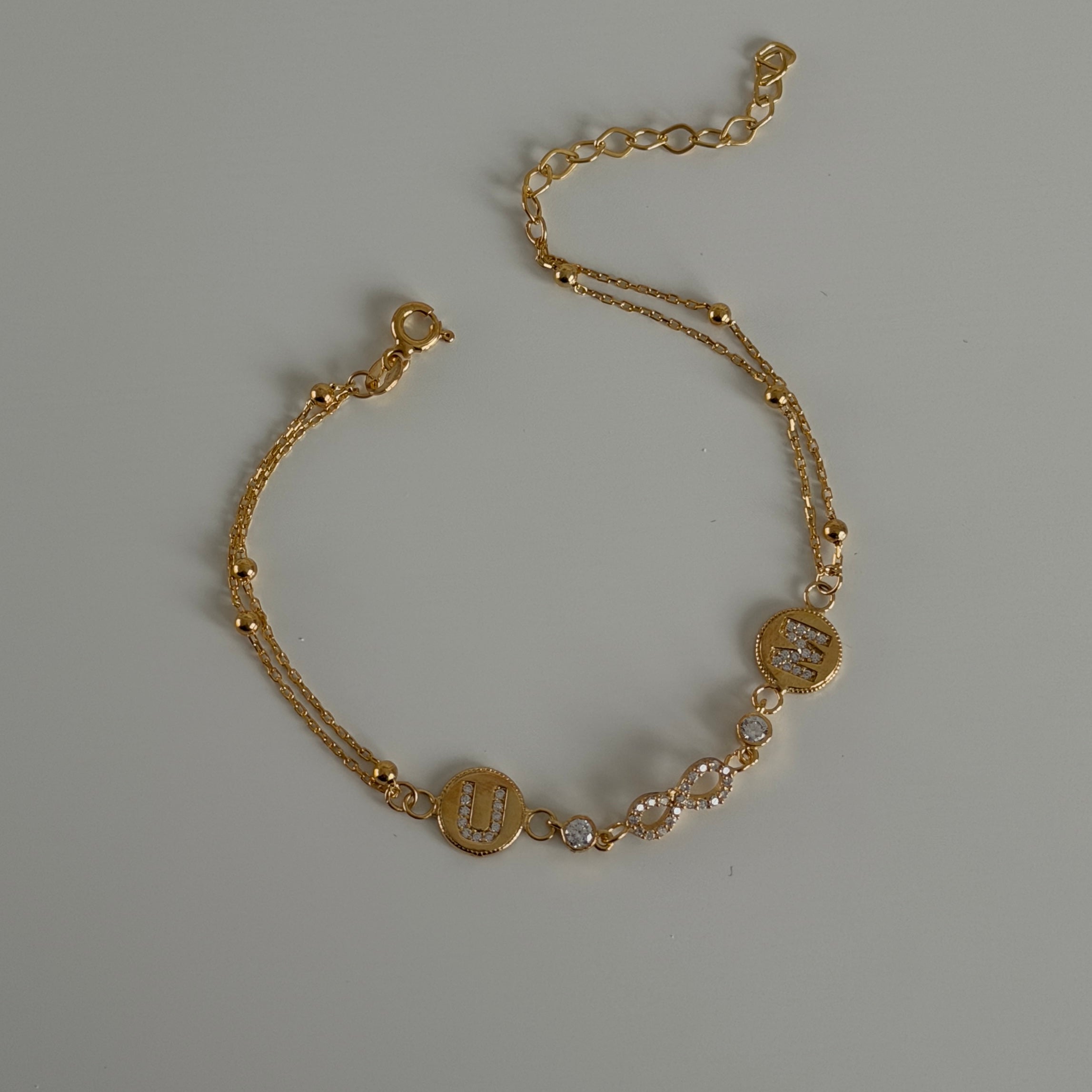 HARF SONSUZLUK BİLEKLİK | 925 GÜMÜŞ