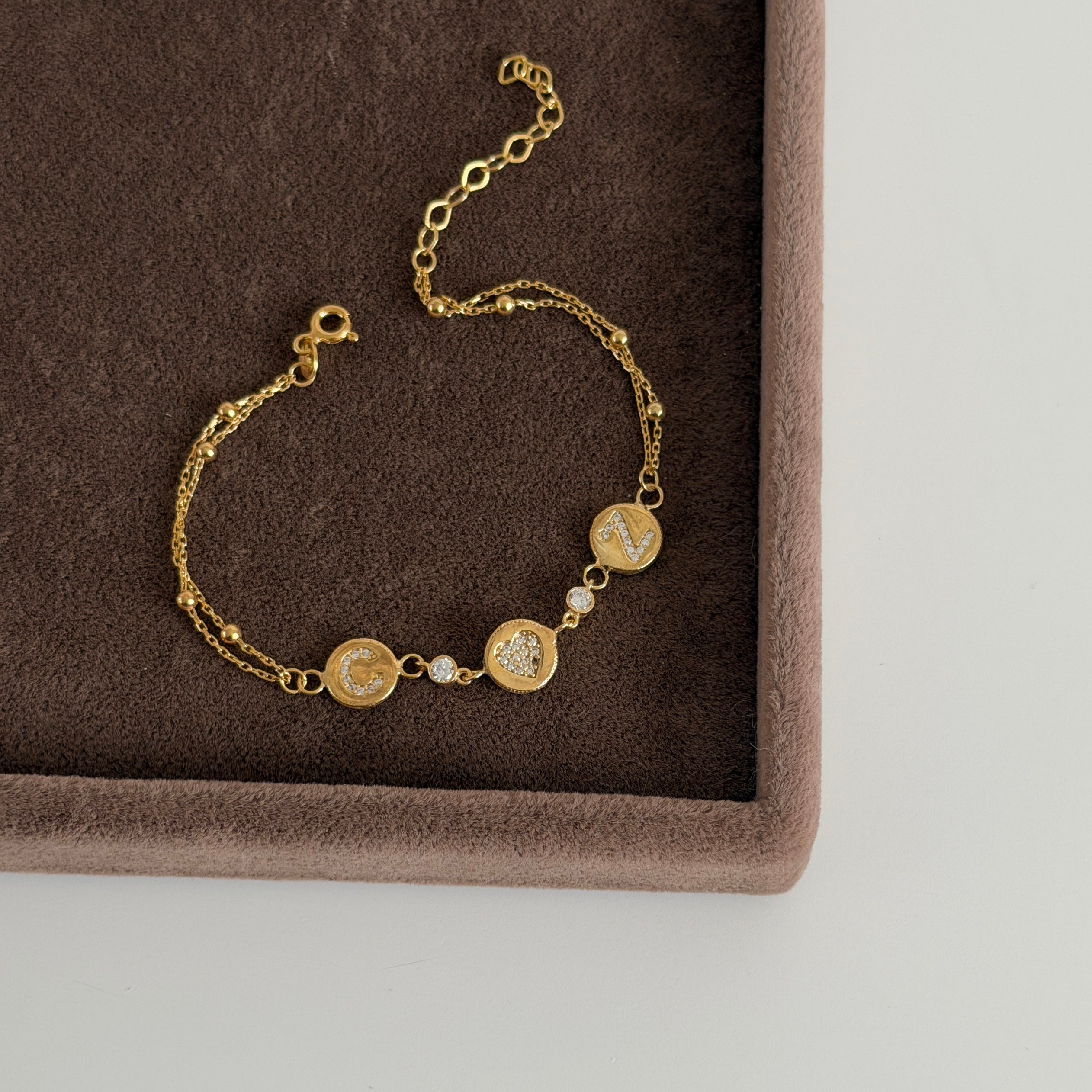 HARF KALP BİLEKLİK | 925 GÜMÜŞ